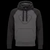 Scania Tröjor & Hoodies | Antracitgrå V8-huvtröja ”duo” – herr
