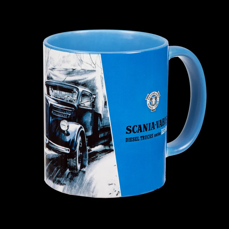bl_historikmugg_0.webp Scania Tillbehör Mat & Dryck | Blå historikmugg