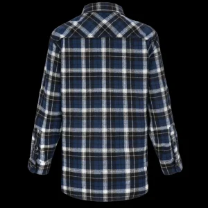 Scania Jackor & Västar | Blårutig flanelljacka – Dam