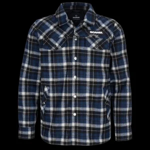 Scania Jackor & Västar | Blårutig flanelljacka – Herr