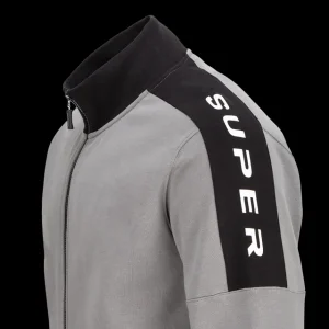 Scania Tröjor & Hoodies | Grå SUPER-tröja med dragkedja – herr
