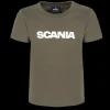 Scania Kläder | Grön t-shirt med ordmärke – barn