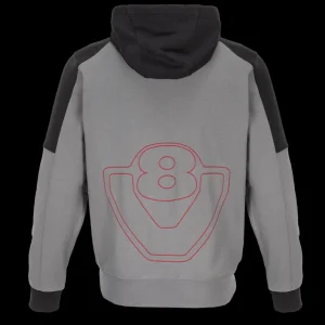 Scania Tröjor & Hoodies | Hoodie V8 med dragkedja Grå – Herr