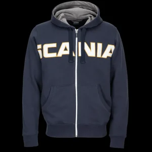 Scania Tröjor & Hoodies | Huvtröja Retro med dragkedja – Herr