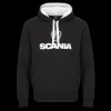 Scania Tröjor & Hoodies | Huvtröja logotyp Svart – Herr