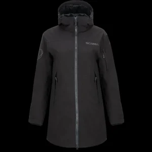 Scania Jackor & Västar | Klassisk svart parkas – Dam