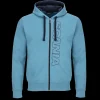 Scania Tröjor & Hoodies | Ljusblå bashuvtröja med dragkedja – herr