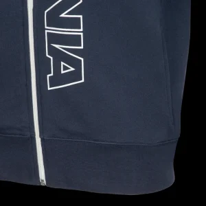 Scania Tröjor & Hoodies | Marinblå bashuvtröja med dragkedja – dam
