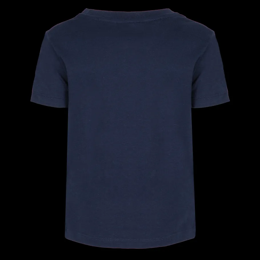marinbl_tshirt_med_lastbilstryck_barn_2.webp Scania Kläder | Marinblå t-shirt med lastbilstryck – barn