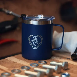 Scania Tillbehör Mat & Dryck | Mugg i rostfritt stål med Symbol