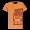 Scania Kläder | Orange t-shirt med lastbilstryck – barn