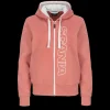 Scania Tröjor & Hoodies | Rosa bashuvtröja med dragkedja – dam