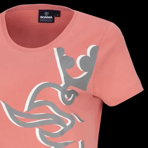 Scania T-shirts | Rosa t-shirt ”duo” med Griffin – dam