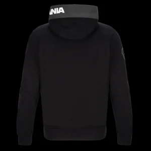 Scania Tröjor & Hoodies | Tvåfärgad svart huvtröja med dragkedja – Herr