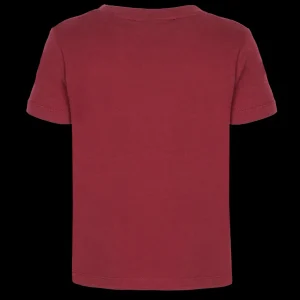 Scania Kläder | Vinröd t-shirt med ordmärke – barn